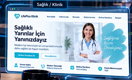Sağlık web sitesi örneği